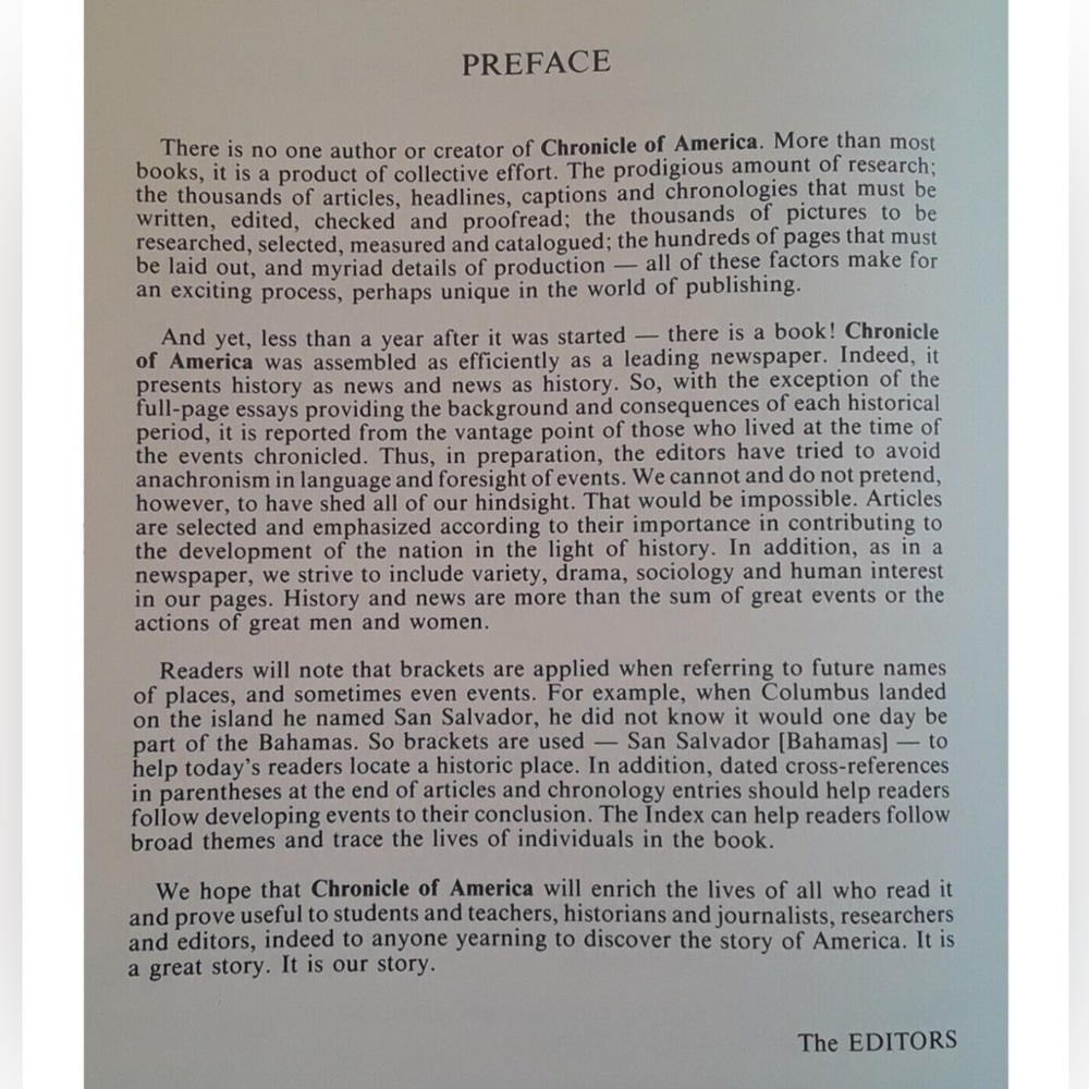 Chronicle of America Hardcover Vintage 90’s - Picture 10 of 11
